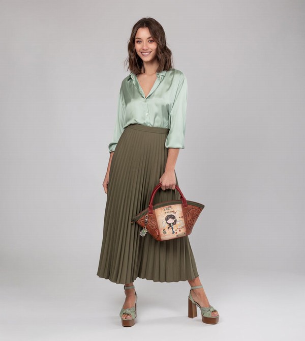 Anekke Peace & Love Camel Basket Umhängetasche | 8027-TNDJY