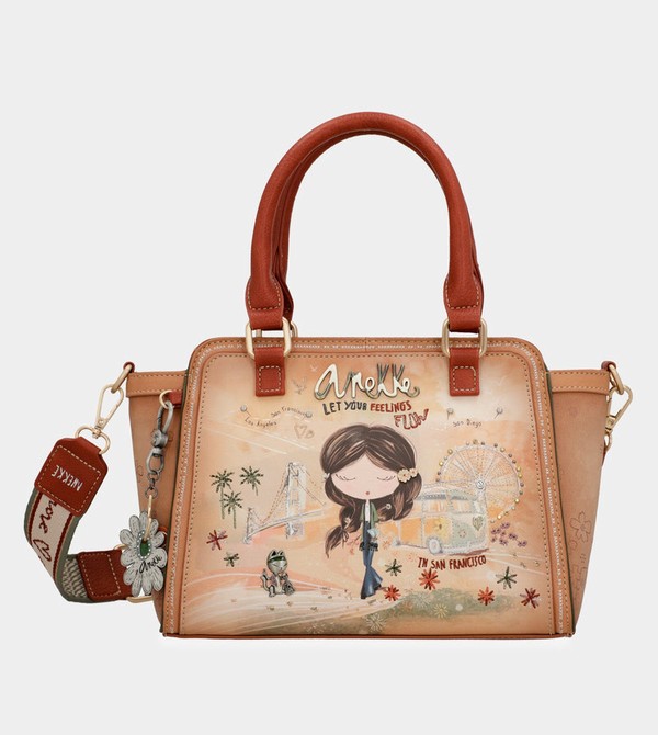 Anekke Peace & Love Camel Bowling Schultertasche | 1469-OQCUP