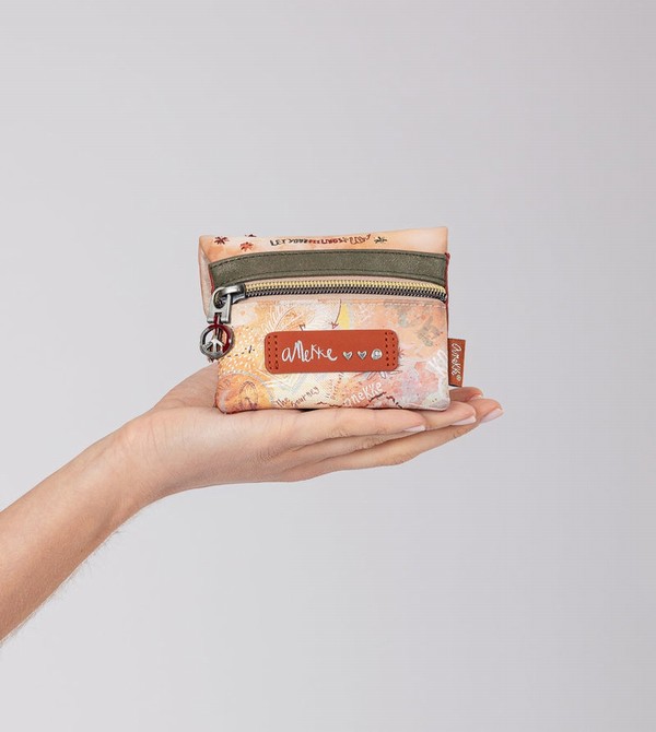 Anekke Peace & Love Camel Coin With Flap Geldbörse | 8302-RVMJN