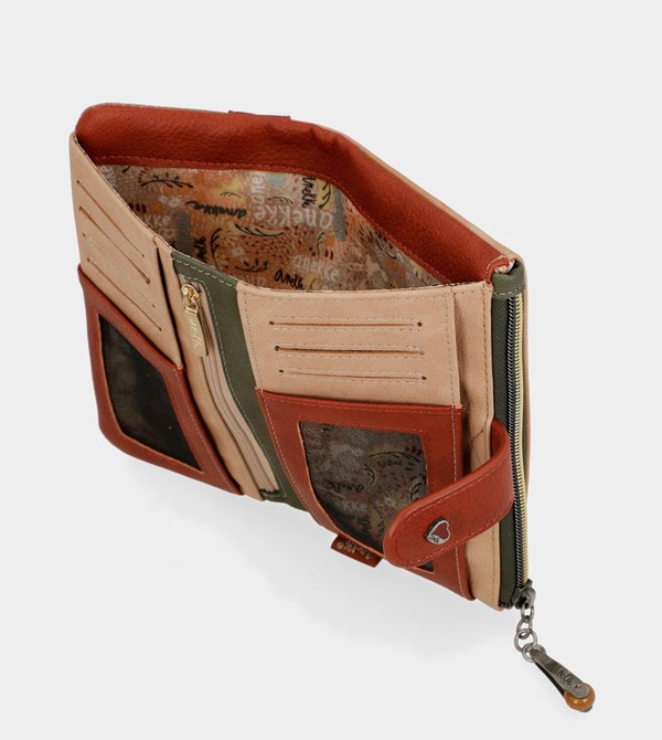 Anekke Peace & Love Camel Flexible Rfid Geldbörse | 4792-CWZMJ