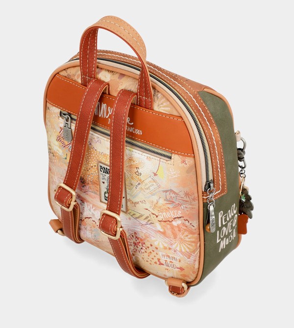 Anekke Peace & Love Camel Medium Rucksäcke | 8217-TWVQD