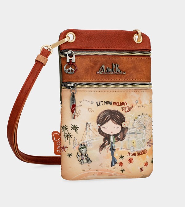 Anekke Peace & Love Camel Mini Umhängetasche | 3152-EYVGD