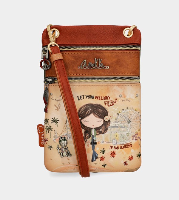 Anekke Peace & Love Camel Mini Umhängetasche | 3152-EYVGD