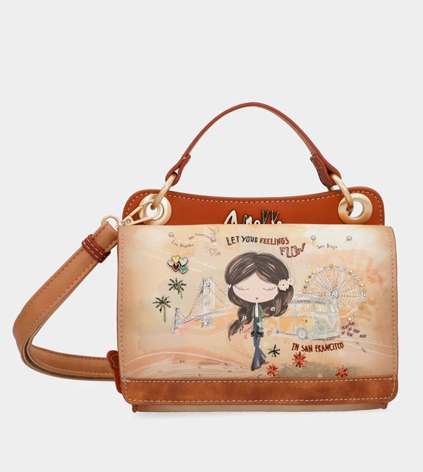 Anekke Peace & Love Camel Mini Umhängetasche | 2175-QAIBL