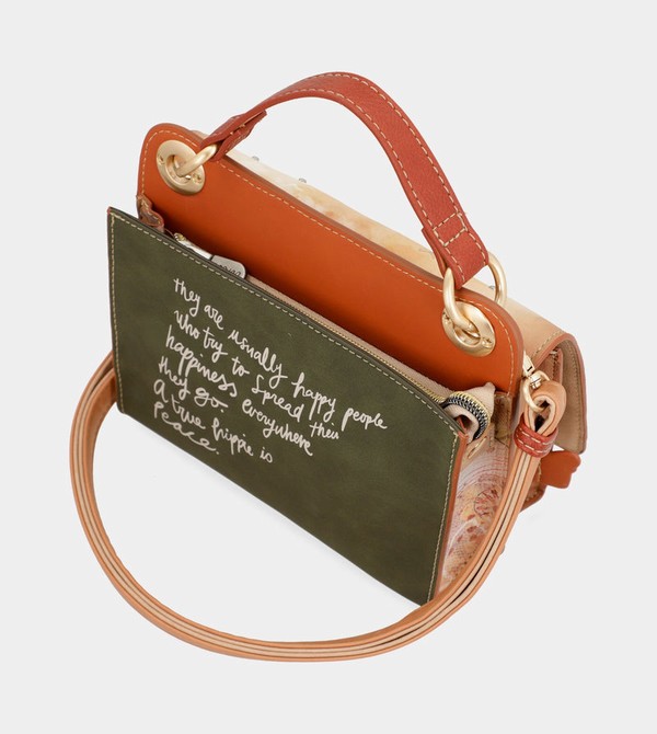 Anekke Peace & Love Camel Mini Umhängetasche | 2175-QAIBL