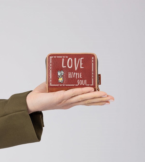 Anekke Peace & Love Camel Rfid Geldbörse | 8532-WFLOV