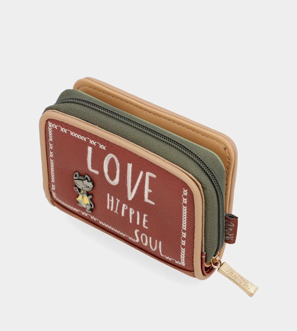 Anekke Peace & Love Camel Rfid Geldbörse | 8532-WFLOV