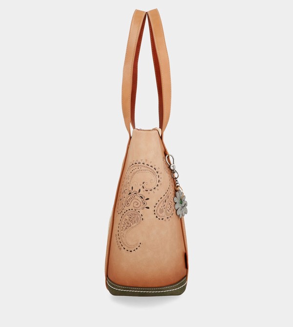 Anekke Peace & Love Camel Shopping Schultertasche | 5168-KXCMJ