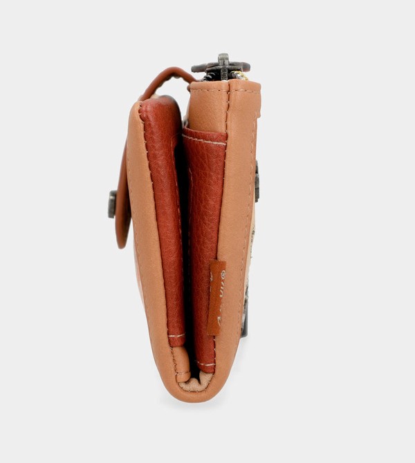Anekke Peace & Love Camel Small Rfid Geldbörse | 5621-NEGIR