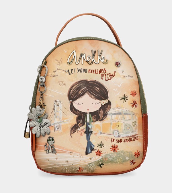 Anekke Peace & Love Camel Small Rucksäcke | 9640-VKGED