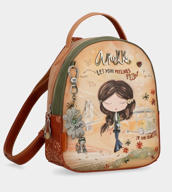 Anekke Peace & Love Camel Small Rucksäcke | 9640-VKGED
