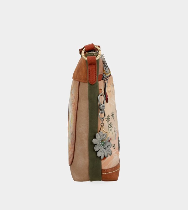 Anekke Peace & Love Camel Square Umhängetasche | 9860-ESXJW