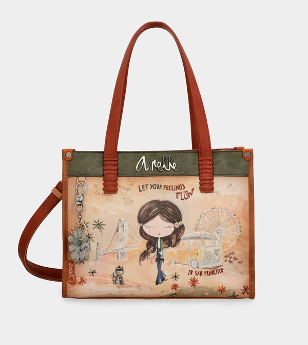 Anekke Peace & Love Camel Umhängetasche | 8902-BFGHX