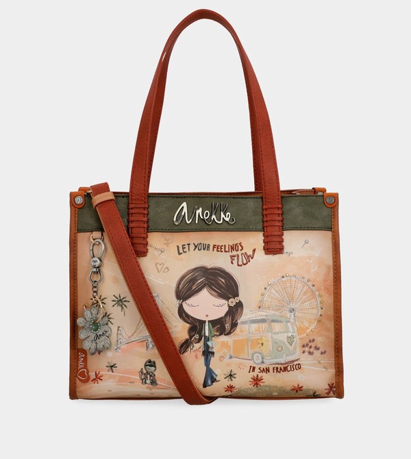 Anekke Peace & Love Camel Umhängetasche | 8902-BFGHX