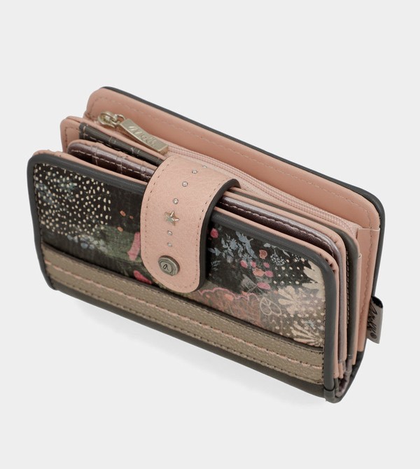 Anekke Peace & Love Pink Medium Rfid Geldbörse | 4083-SWVEB