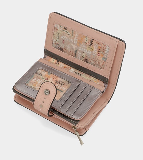Anekke Peace & Love Pink Medium Rfid Geldbörse | 4083-SWVEB