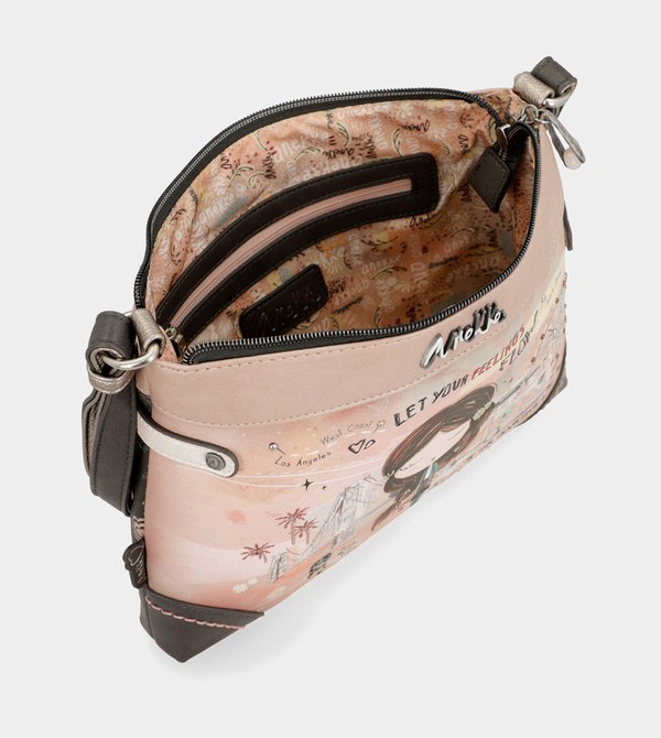 Anekke Peace & Love Pink Medium Umhängetasche | 5973-DKVCX