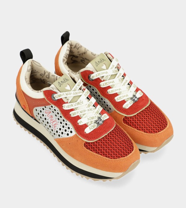 Anekke Red Platform Schuhe | 9378-PYFCA