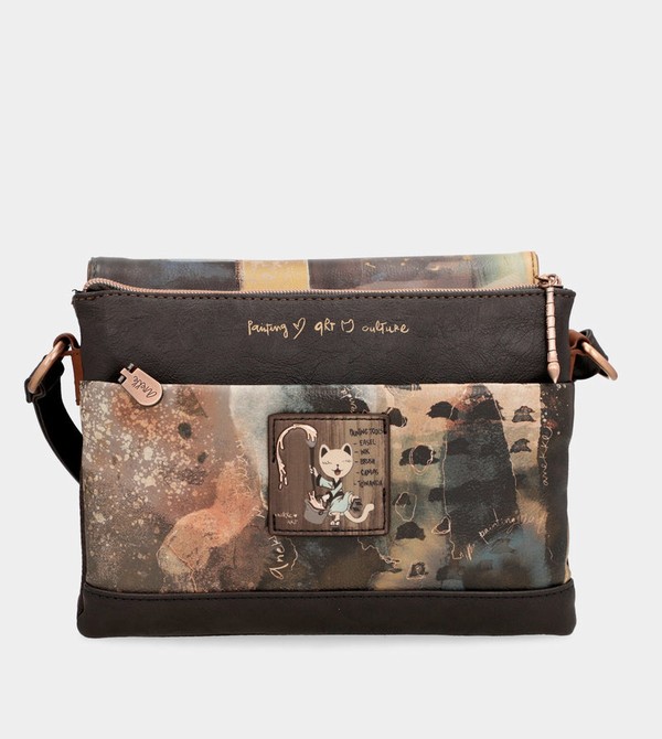 Anekke Shōen 3 Compartment Flap Umhängetasche | 8375-AQHIE