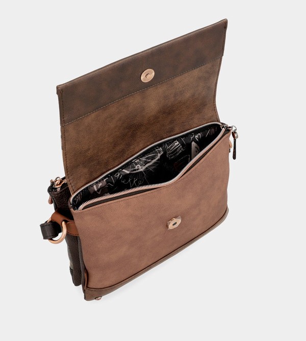 Anekke Shōen 3 Compartment Flap Umhängetasche | 8375-AQHIE