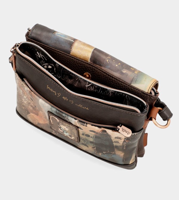 Anekke Shōen 3 Compartment Flap Umhängetasche | 8375-AQHIE