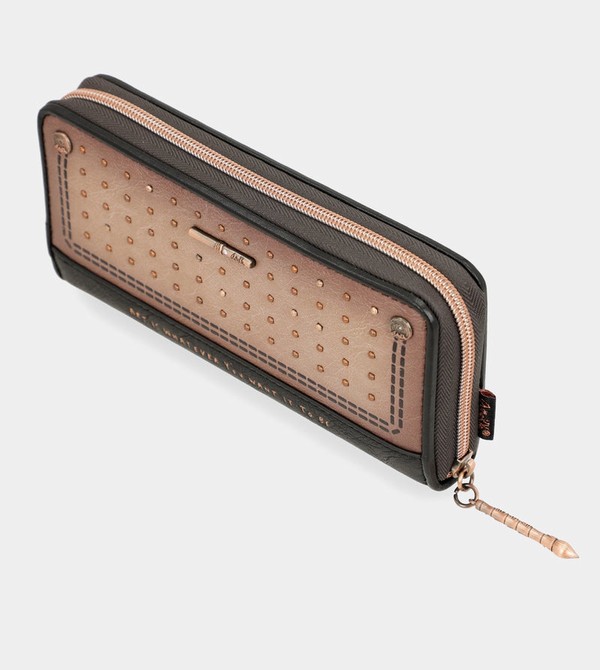 Anekke Shōen Large Black Rfid Geldbörse | 7538-ZWCYP