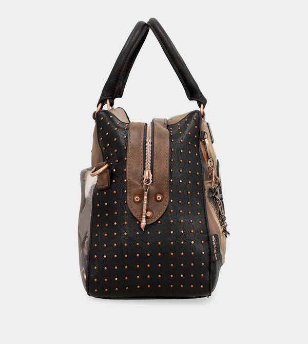 Anekke Shōen Large Black Umhängetasche | 2475-DZJNV