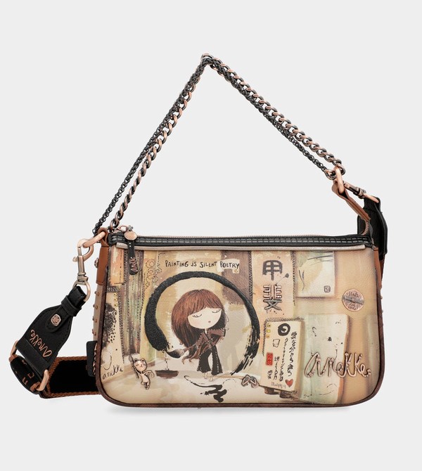 Anekke Shōen Metaluette Schultertasche | 4190-KDFQS