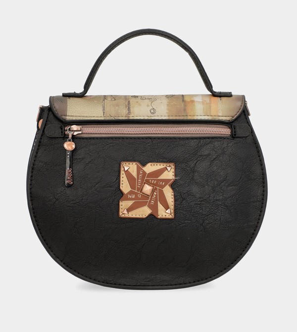 Anekke Shōen Oval With Flap Umhängetasche | 1573-SYWTH