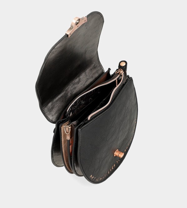 Anekke Shōen Oval With Flap Umhängetasche | 1573-SYWTH
