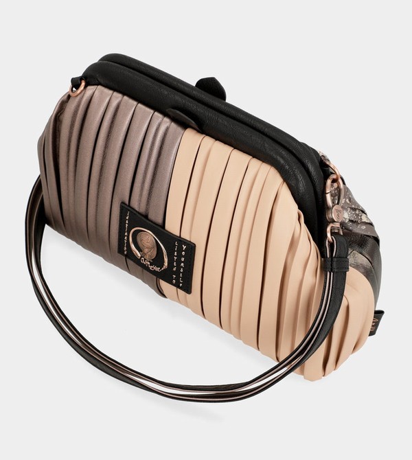 Anekke Shōen Palette Pleated Bowler Umhängetasche | 5431-ABWEZ