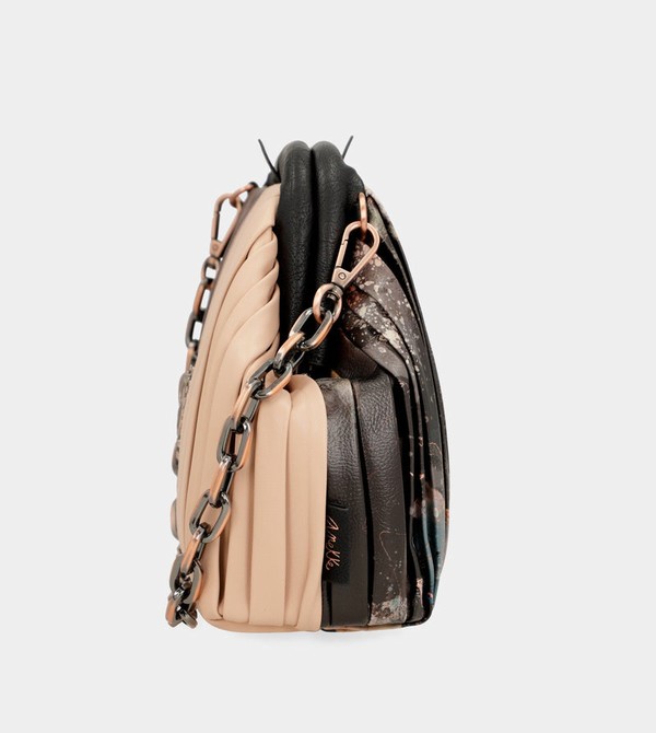 Anekke Shōen Palette Pleated Bowler Umhängetasche | 5431-ABWEZ