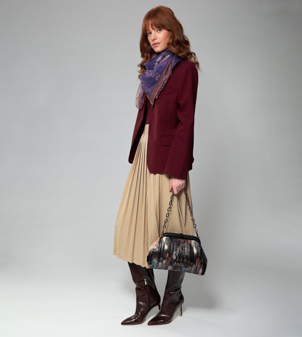 Anekke Shōen Palette Pleated Bowler Umhängetasche | 5431-ABWEZ