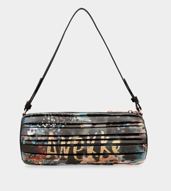 Anekke Shōen Palette Pleated Cylindrical Schultertasche | 9308-DTVJZ
