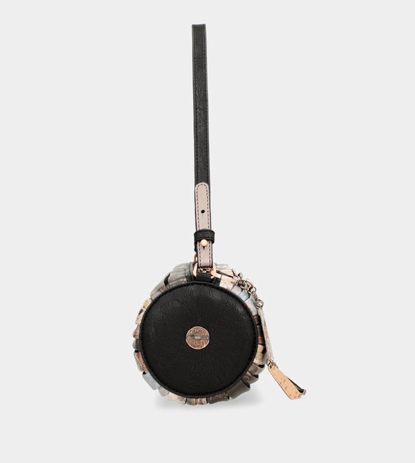 Anekke Shōen Palette Pleated Cylindrical Umhängetasche | 4895-HPVCM