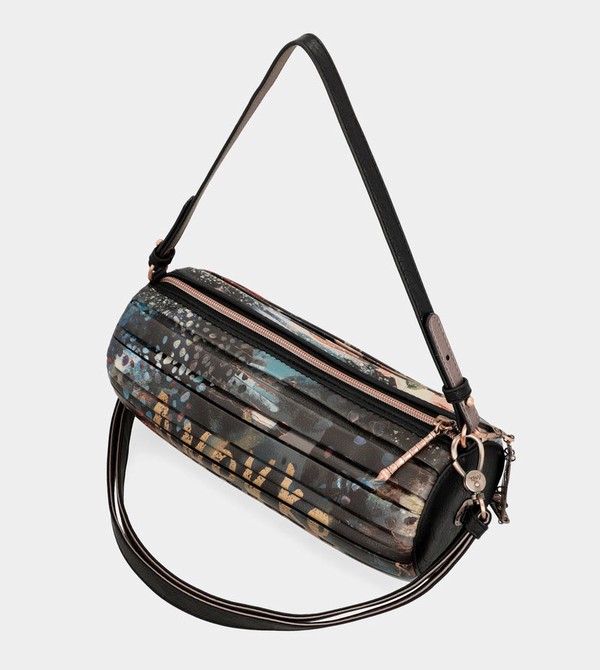 Anekke Shōen Palette Pleated Cylindrical Umhängetasche | 4895-HPVCM