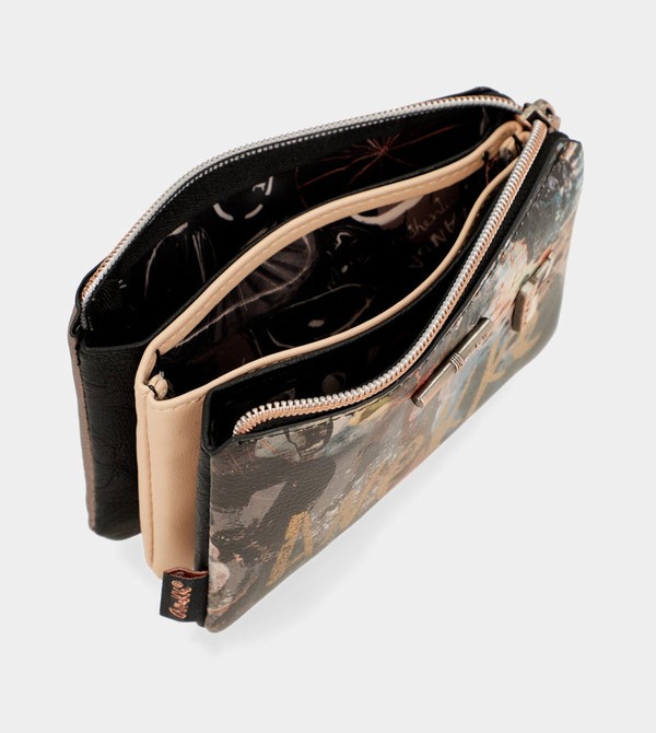Anekke Shōen Palette Triple Compartment Geldbörse | 4890-BIYWR