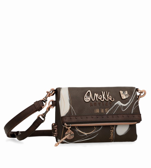 Anekke Small Brown Nature Shodō Umhängetasche | 4957-MGPBL