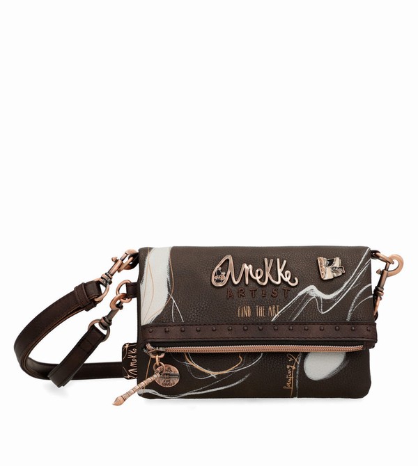 Anekke Small Brown Nature Shodō Umhängetasche | 4957-MGPBL