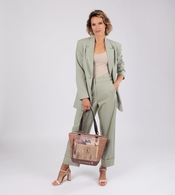 Anekke Stars Large Schultertasche | 9041-GPLWI