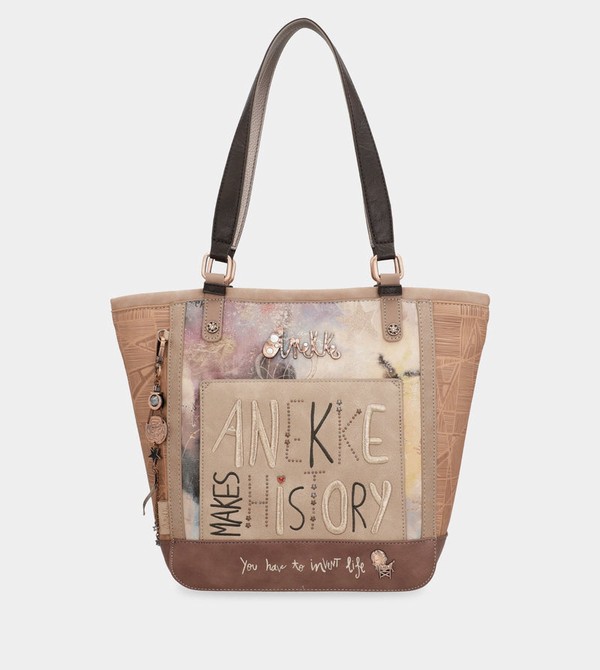 Anekke Stars Large Schultertasche | 9041-GPLWI