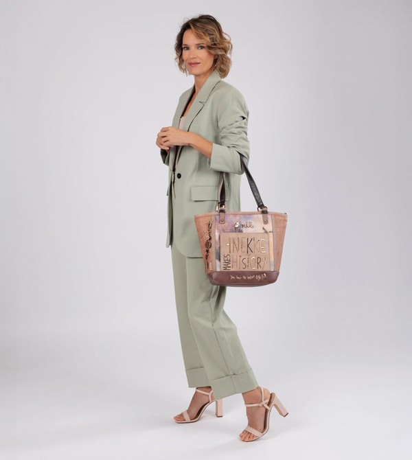 Anekke Stars Large Schultertasche | 9041-GPLWI