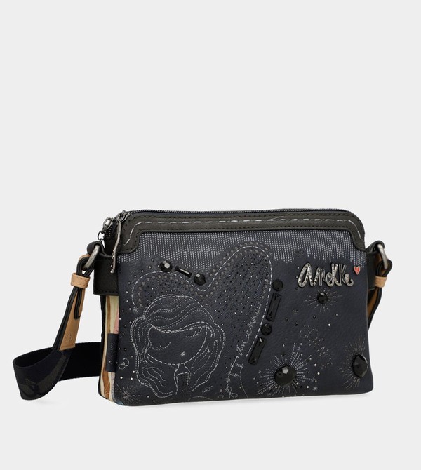 Anekke Studio Navy Blue 2-compartment Umhängetasche | 9027-OZAEH