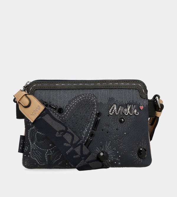 Anekke Studio Navy Blue 2-compartment Umhängetasche | 9027-OZAEH