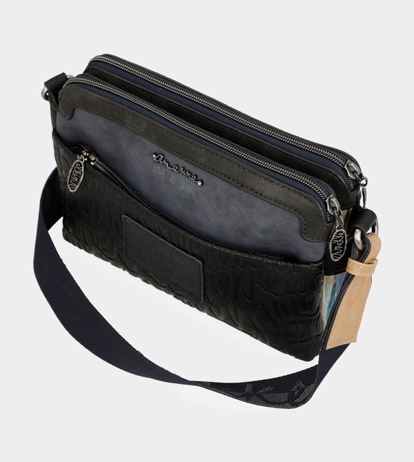 Anekke Studio Navy Blue 2-compartment Umhängetasche | 9027-OZAEH