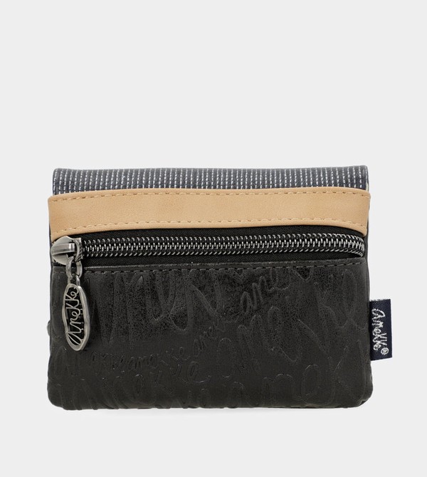 Anekke Studio Navy Blue Coin With Flap Geldbörse | 4259-AWSPD
