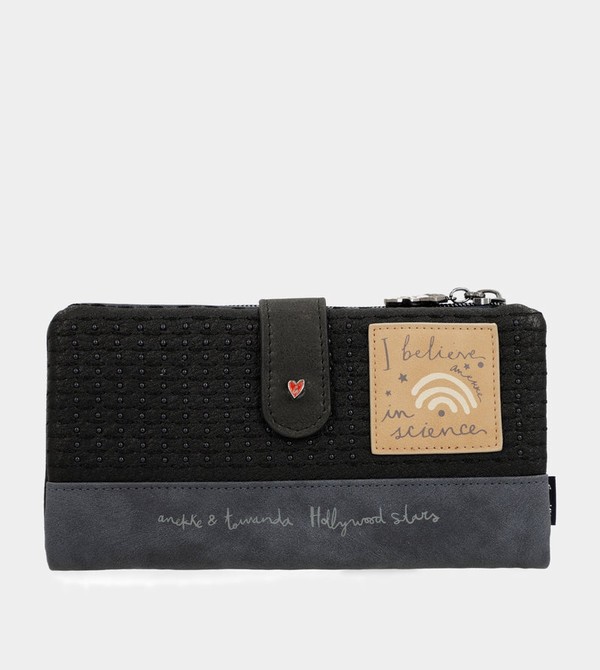 Anekke Studio Navy Blue Flexible Large Rfid Geldbörse | 3014-RZWTY