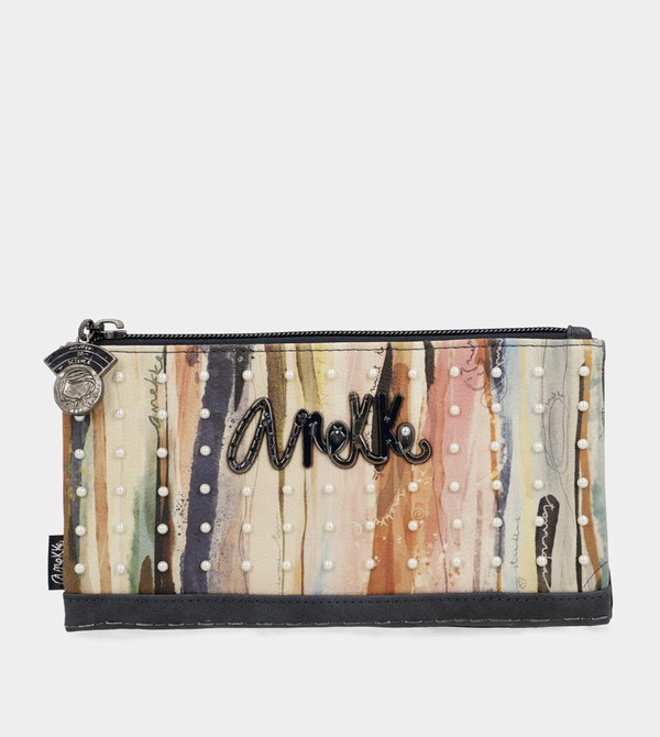 Anekke Studio Navy Blue Flexible Large Rfid Geldbörse | 3014-RZWTY