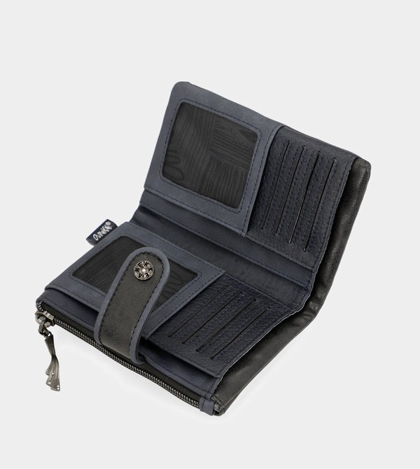 Anekke Studio Navy Blue Flexible Medium Rfid Geldbörse | 6097-TKZDA