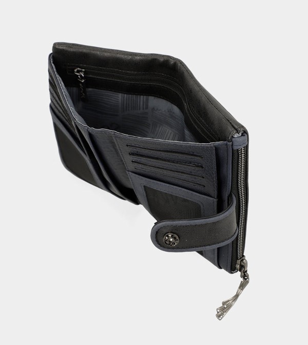 Anekke Studio Navy Blue Flexible Medium Rfid Geldbörse | 6097-TKZDA